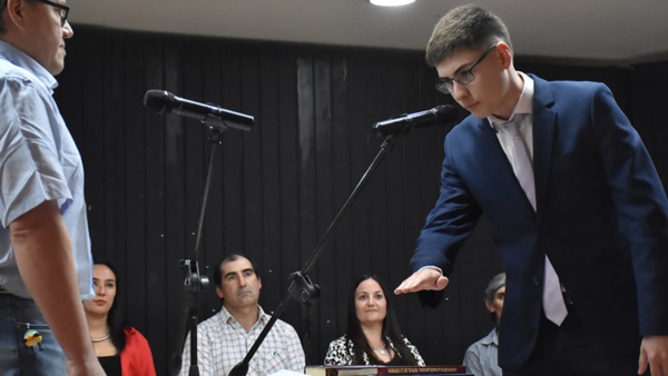 Luka se convirtió en el intendente más joven de Chubut con 24 años.