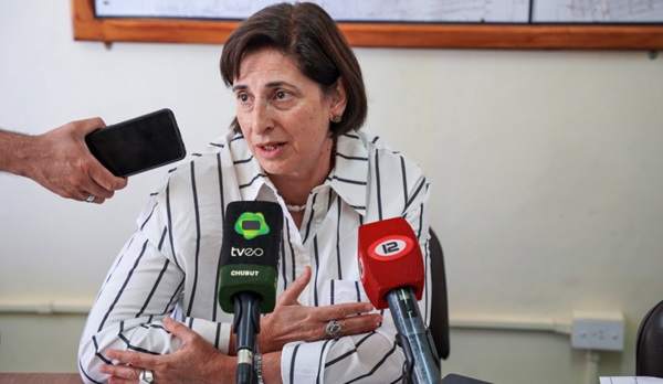 Adriana Bec, jefa del Servicio Sanitario de la Cooperativa de Rawson.