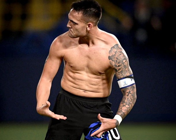 El máximo artillero argentino en la historia de Inter: Lautaro Martínez. Llega a 124 goles e iguala la marca de Mauro Icardi. Delantero premium.