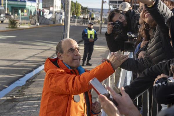 Francos acompaña al jefe del Estado durante su periplo ultrasureño...