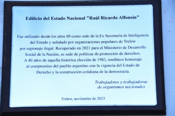 Centro de Referencia Trelew - fotografía Norman Evans, Jornada