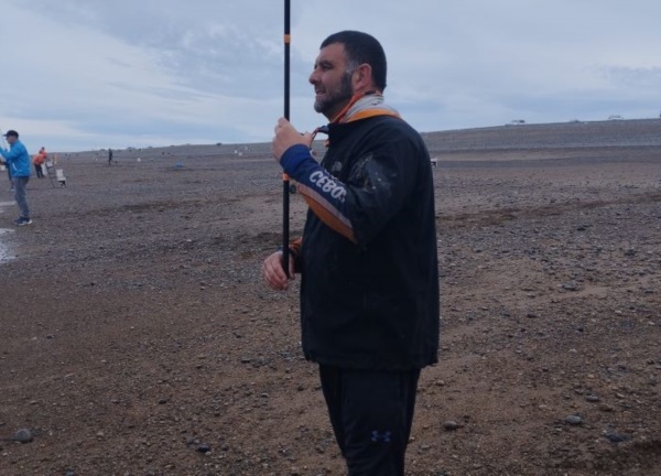 Alexis Oficialdegui, ganador del último concurso del Regional en Bajo de los Huesos.