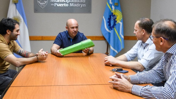 Gustavo Sastre junto a Ursino, Sainz y Castillo.