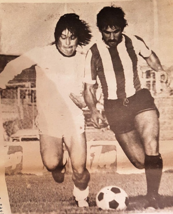 Esteban "Mono" Gallardo en acción.