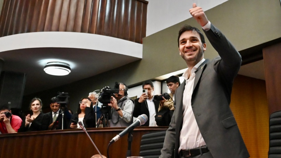Nacho Torres, primero en la lista de mejor imagen de los gobernadores. Foto: Daniel  Feldman / Diario Jornada. 