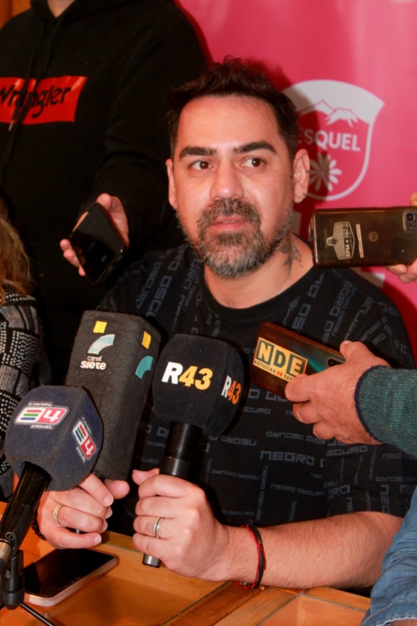 Enrique Castro, El subsecretario de Cultura de la Municipalidad de Esquel.