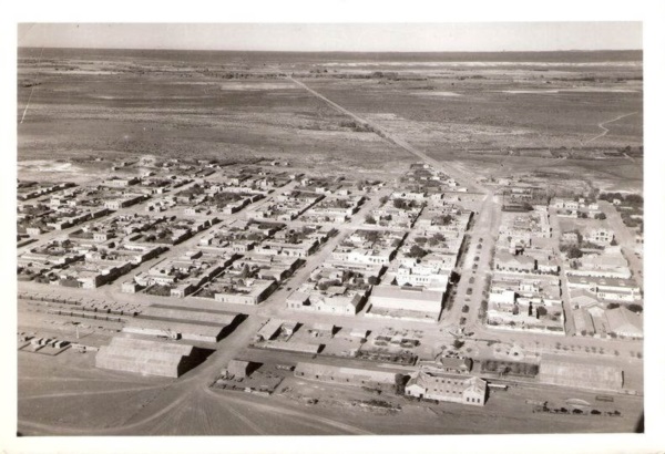 Vista aérea de Trelew, 1930