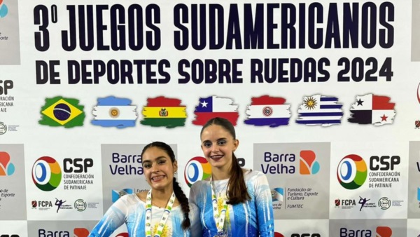 Las patinadoras aurinegras obtuvieron podio en el Sudamericano de Brasil.