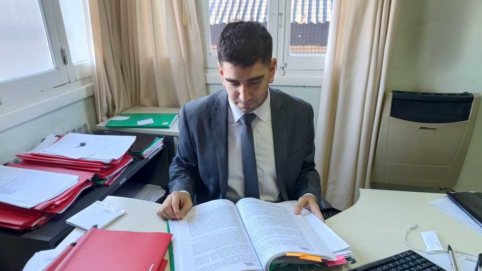 Matías Ayuzo, funcionario de la Fiscalía.