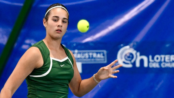 Justina Lassaga tuvo su primera experiencia profesional en Qualy de singles y cuadro principal de dobles.  (Foto: Daniel Feldman).