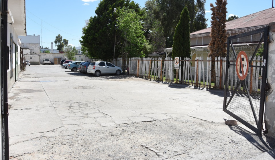 El área de Barrido municipal, en la parte posterior del ex Distrito. (Foto Norman Evans / Jornada)