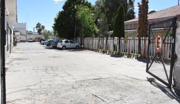 El área de Barrido municipal, en la parte posterior del ex Distrito. (Foto Norman Evans / Jornada)