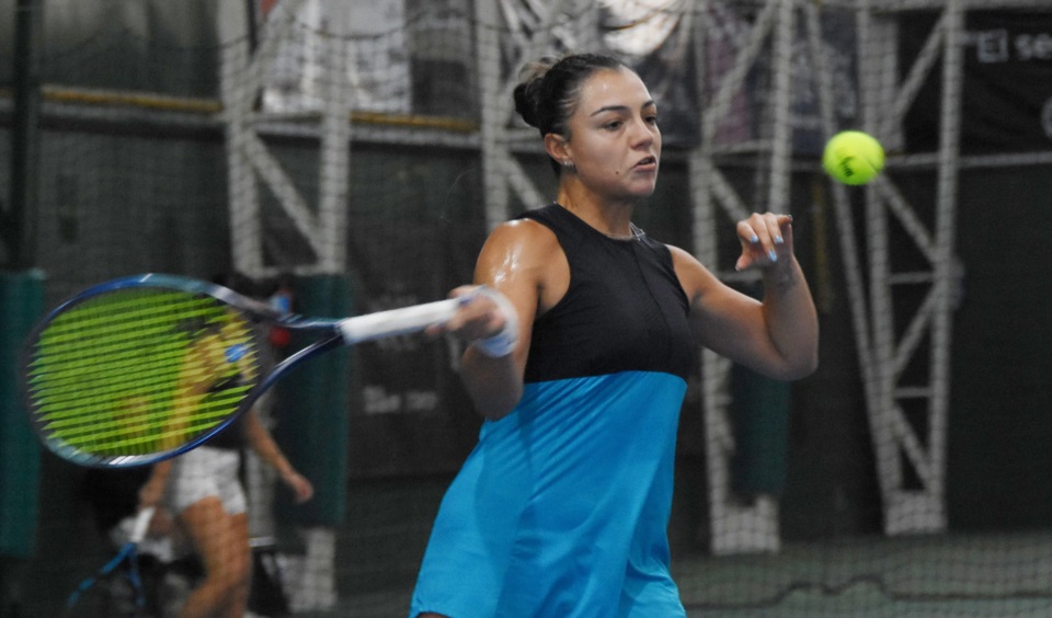 Sofía Da Cruz Mendonca se metió en semifinales del W15. (Foto: Daniel Feldman/Jornada).