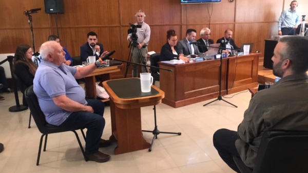 Luis La Regina declarando - Foto Prensa STJ