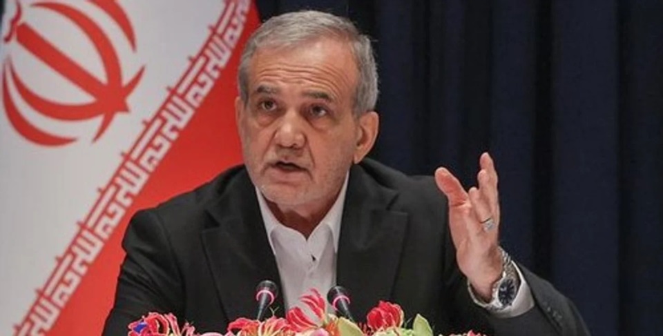 El presidente de Irán, Masud Pezeshkian.