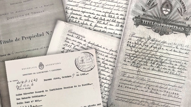 El título de propiedad 16.829 le corresponde a la Municipalidad de Rawson.