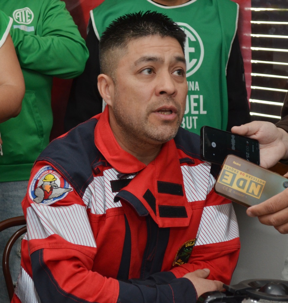 Carlos Catrinao, uno de los voceros. 