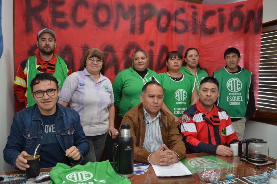 La conferencia de prensa de los brigadistas. 