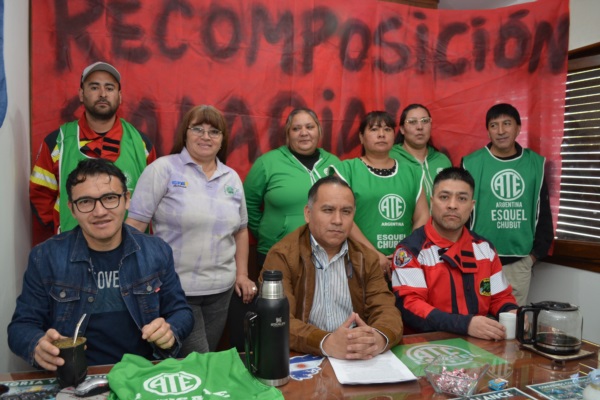 La conferencia de prensa de los brigadistas. 