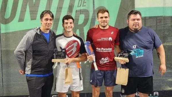 Tomás Alaimo a la izquierda, uno de los campeones que estará presente en el torneo.