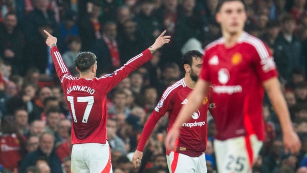 Un golazo de Garnacho coronó el triunfo de Manchester United ante Leicester City.