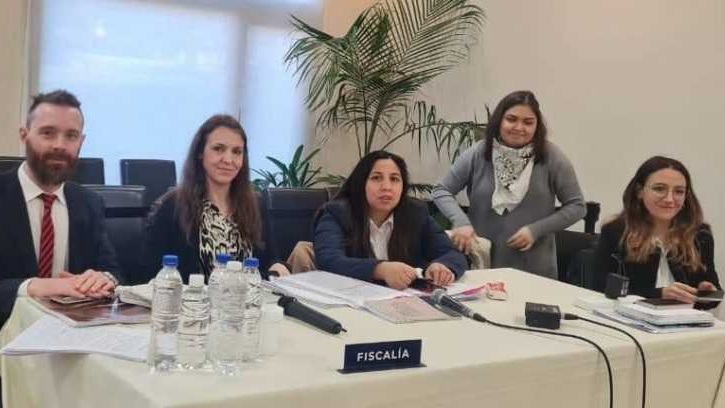 El equipo de la Fiscalía de Esquel que actuó en el caso.