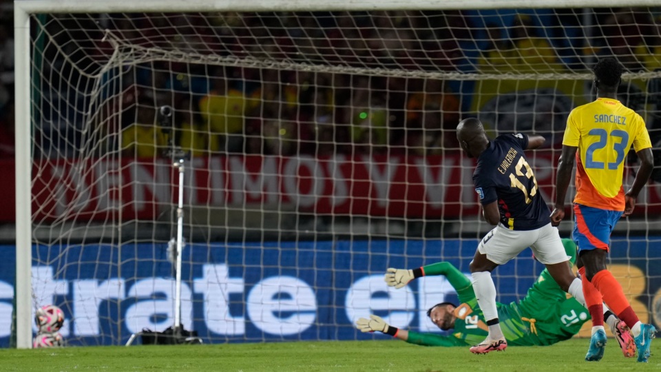 Valencia marcó un golazo para darle el triunfo a Ecuador.