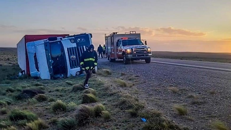 Foto: Bomberos de la División Cuartel 25, Fitz Roy.