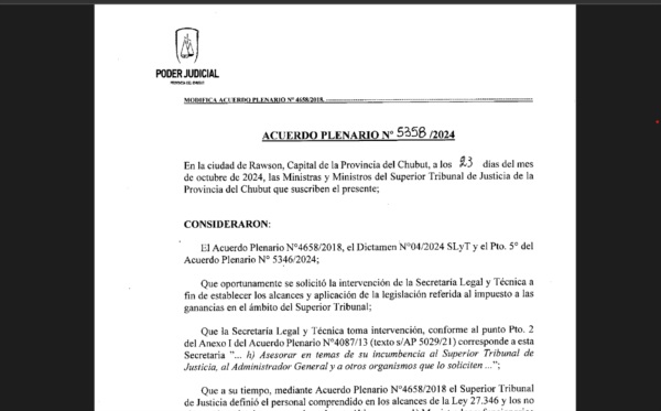Facsímil de la Acordada de octubre.