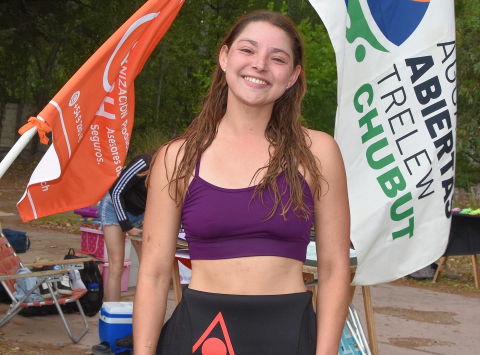 Micaela Quiroga, la vencedora de 3.500 metros.