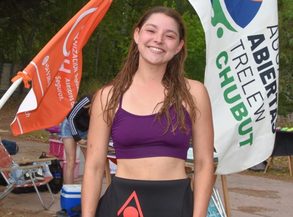 Micaela Quiroga, la vencedora de 3.500 metros.