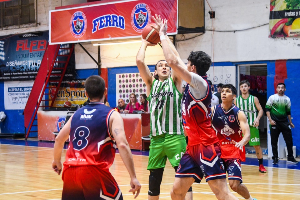 Germinal le ganó a Ferro en Madryn. (Foto: Mariano Di Giusto/Jornada).