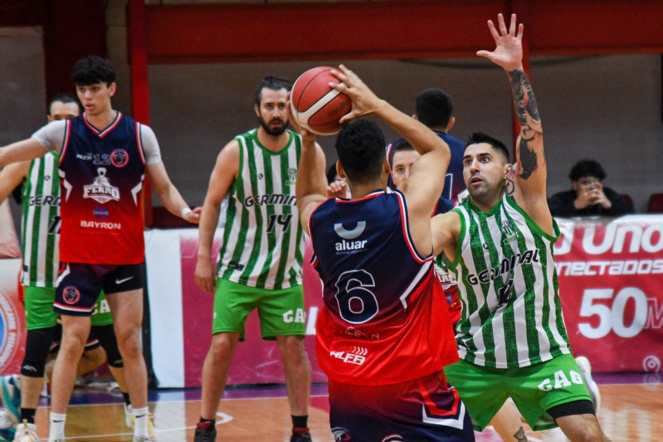 Germinal le ganó a Ferro en Madryn. (Foto: Mariano Di Giusto/Jornada).