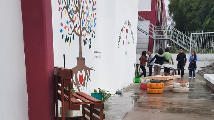 Compañeros de Gonzalo hicieron un gran labor en la Escuela 711.