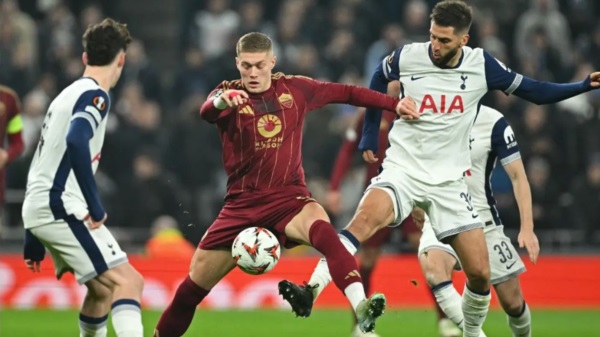 En el último minuto, Roma le saca un punto al Tottenham en Londres.