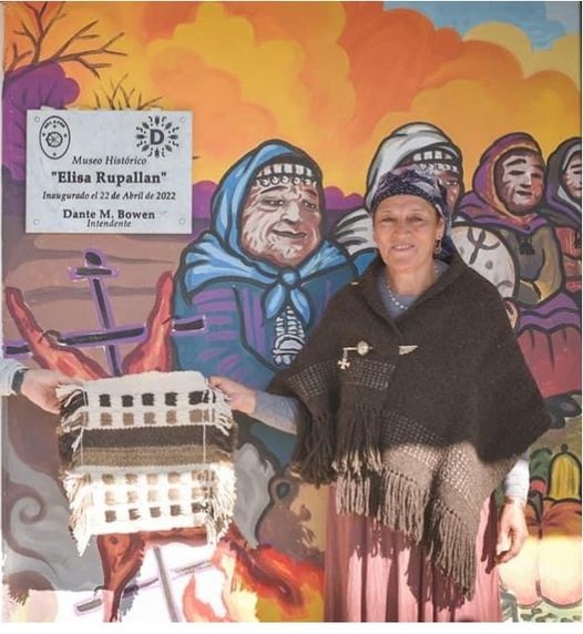Edith Cárdenas, lonko de la comunidad, acompañará la visita al Museo Mapuche-Tehuelche.