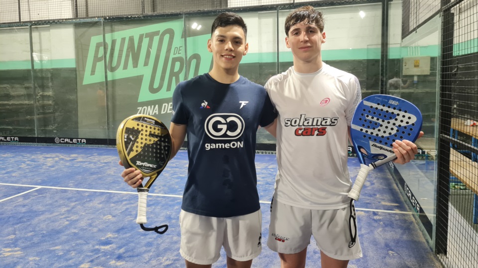 Agustín Ruiz y Filippo Nicocia, los ganadores del Caleta Open 2024. Foto: Agustín Ruiz/Jornada