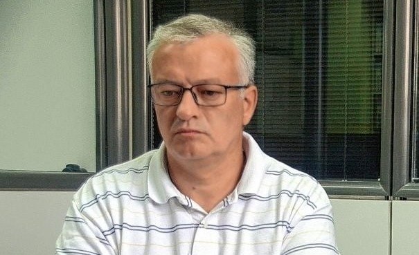 Néstor Feu, presidente de la Cámara de Comercio de Rawson.