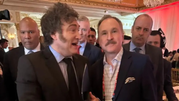 El próximo embajador ya había conocido al presidente Javier Milei.