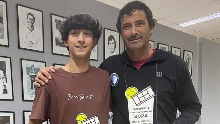 Finalistas 1ra división: Lorenzo March y Fernando Nogueira.