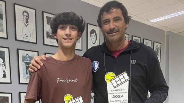 Finalistas 1ra división: Lorenzo March y Fernando Nogueira.