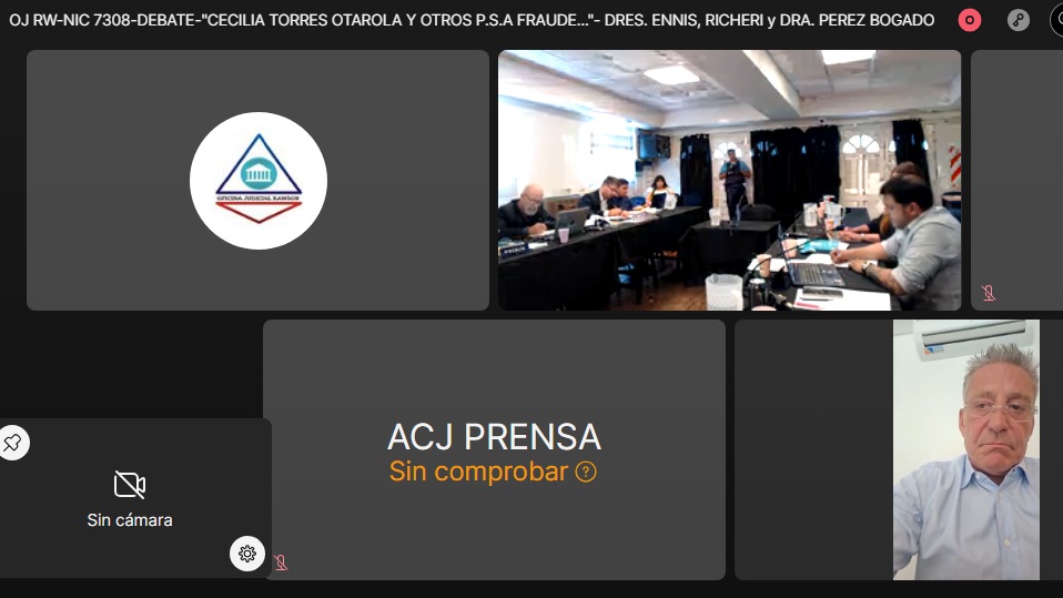 Declaración de Mariano Arcioni en el juicio "ñoquis calientes"
