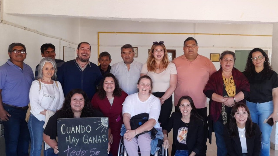 Las nuevas autoridades del Consejo Municipal de Discapacidad. 