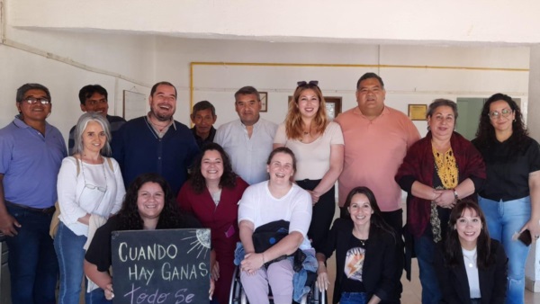 Las nuevas autoridades del Consejo Municipal de Discapacidad. 