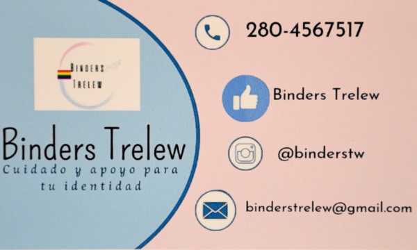 La tarjeta de presentación que suele usar Sandra. 