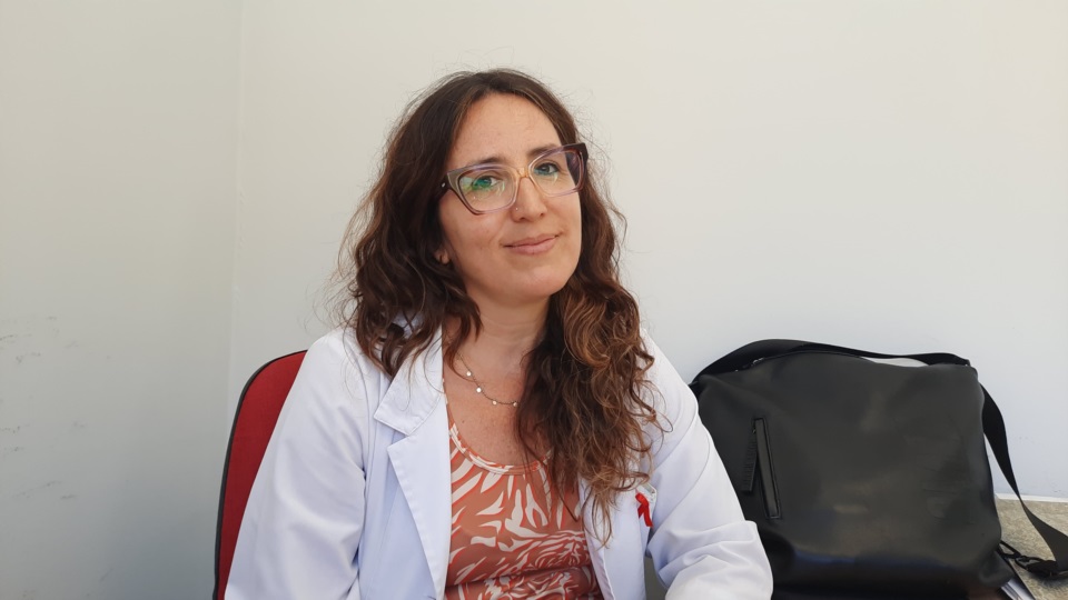 La doctora Mercedes García informó sobre la internación de los menores..