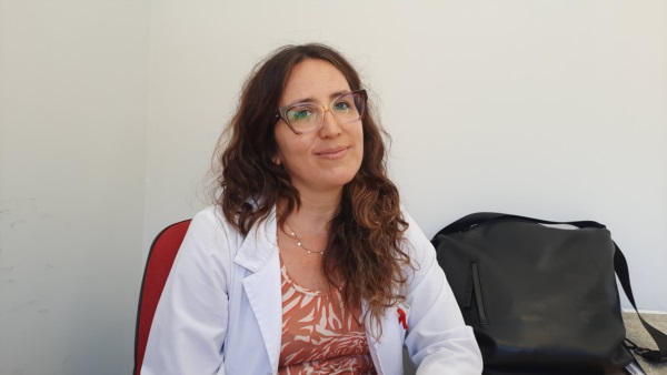 La doctora Mercedes García informó sobre la internación de los menores..
