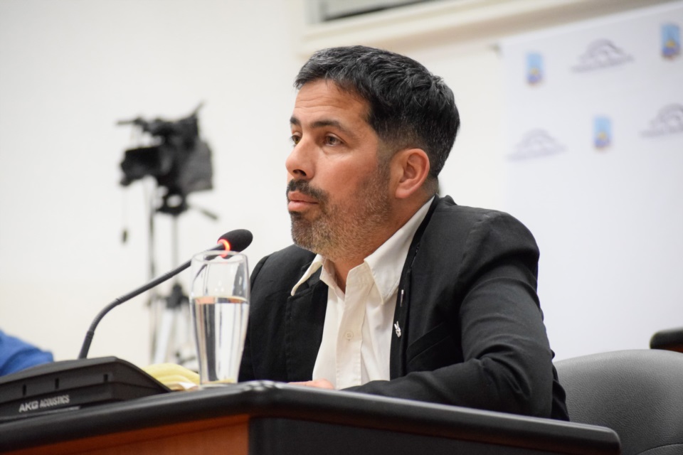 Concejal Ezequiel Cufré.