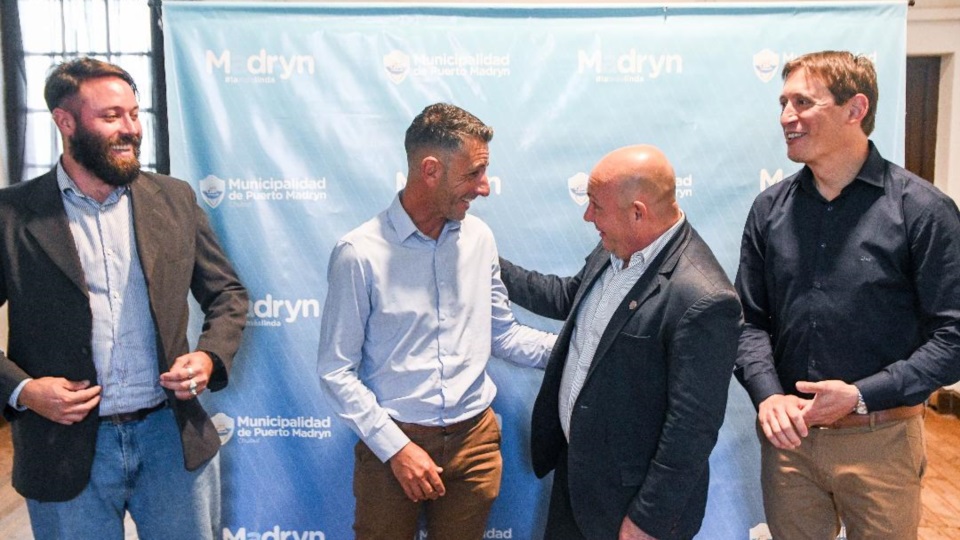 Hernán Dupláa, Sergio Lorea y Tommaso Grioni ; los nuevos funcionarios.