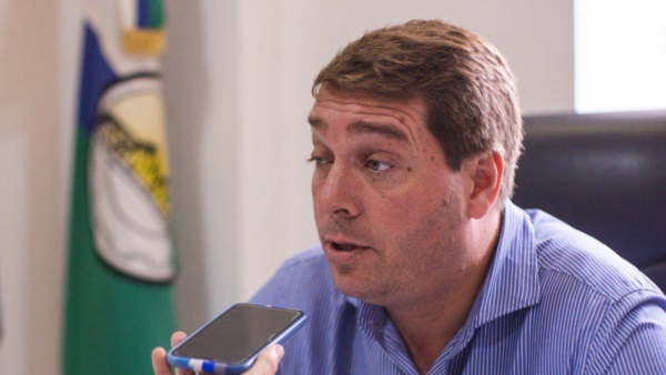 Damián Biss, intendente de Rawson.